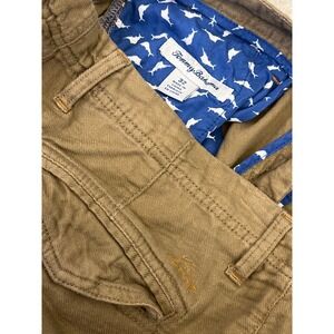 Tommy Bahama Mens Cargo Shorts Brown Size 32 Casual Outdoor 10 Inseam
